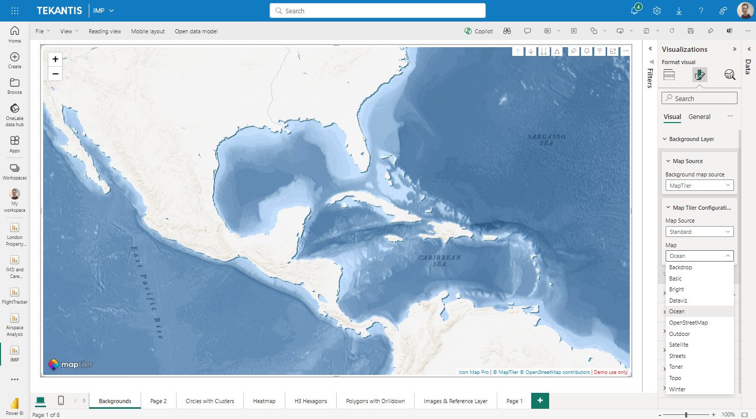 MapTiler in Icon Map Pro