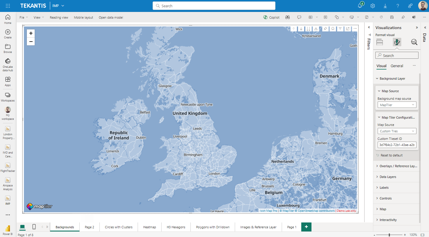 Maptiler Custom Style in Icon Map Pro