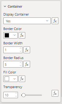 Container configuration