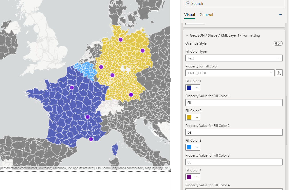 GeoJSON / Shapefile / KML files | Icon Map Pro